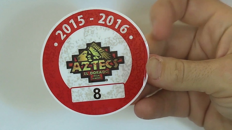 Window Cling Repositionable White Decals with Front-stick