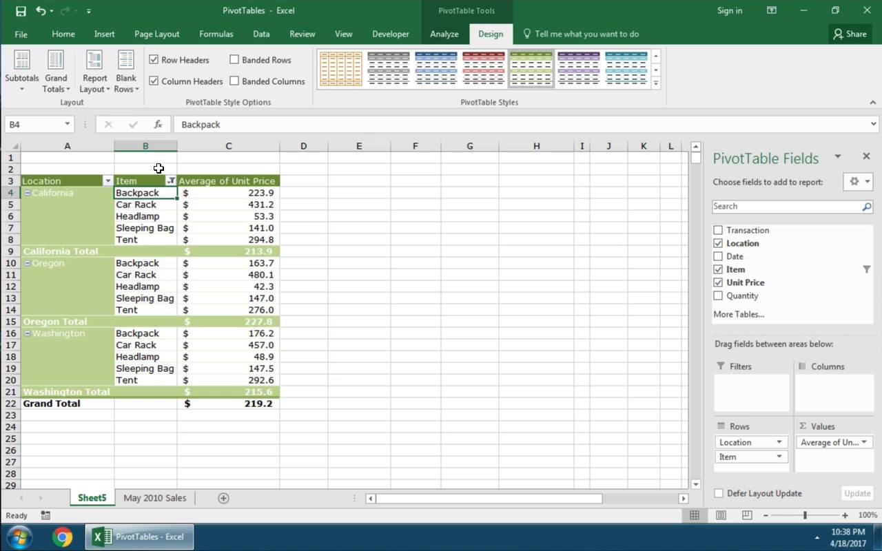 video advanced pivot tables in excel