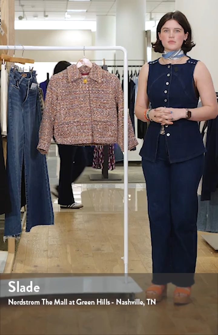 L'AGENCE Jia Crop Tweed Jacket | Nordstromrack
