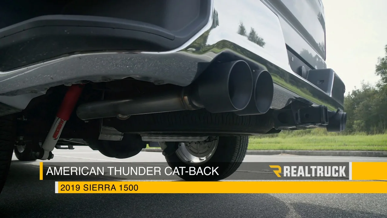 Fast Facts - Flowmaster American Thunder Cat-Back Exhaust System on 2019  Chevy Silverado