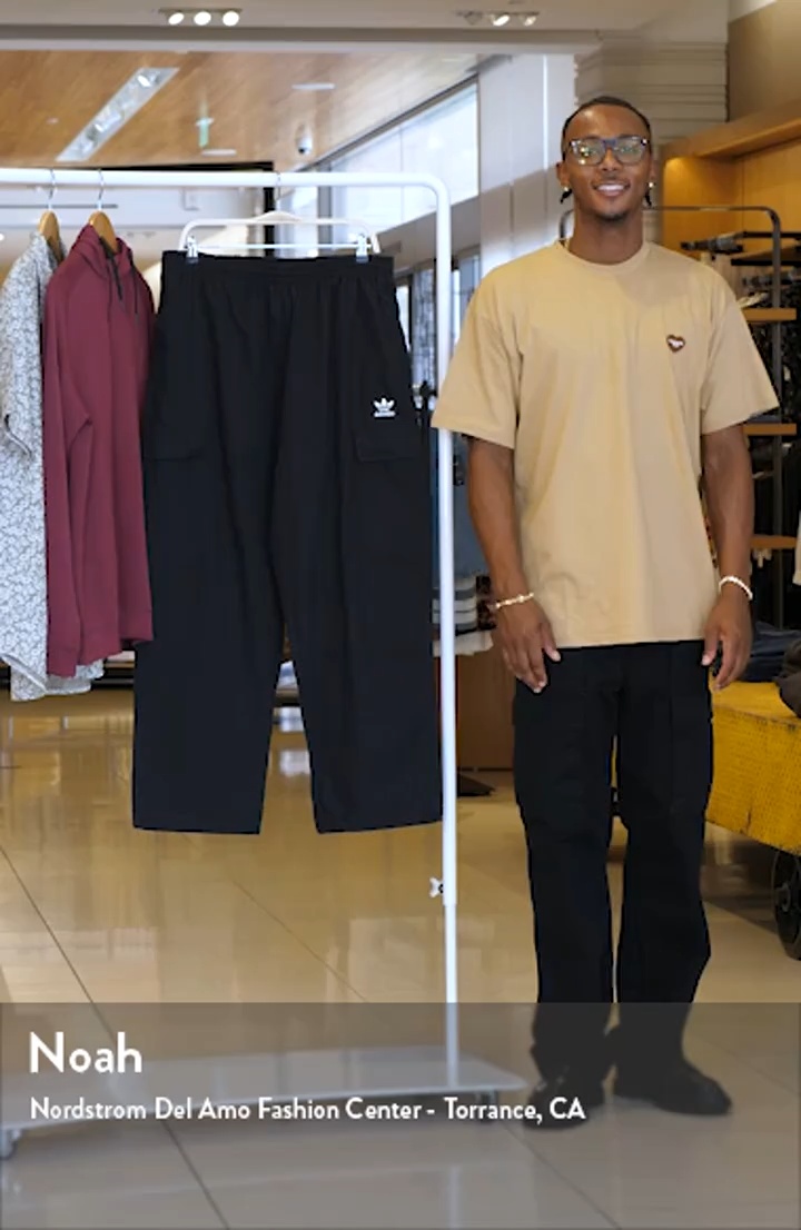 Trefoil Essentials Cotton Ripstop Cargo Pants (Men) | Nordstrom