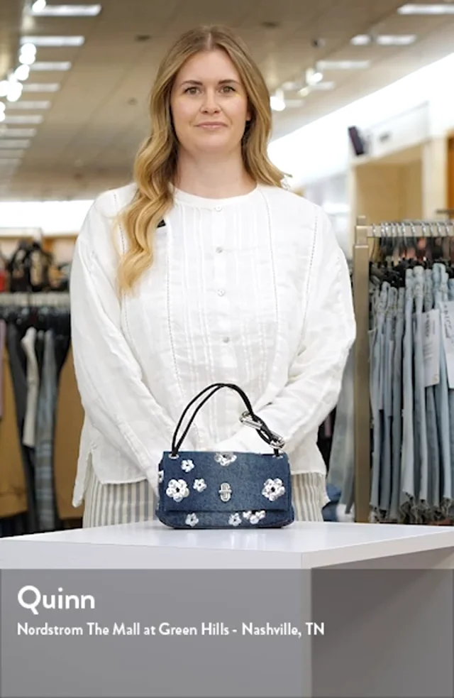MARC JACOBS ザ シークイン デイジー デニム デュアル バッグ ミニ ザ シークイン デイジー デニム デュアル バッグ トップ