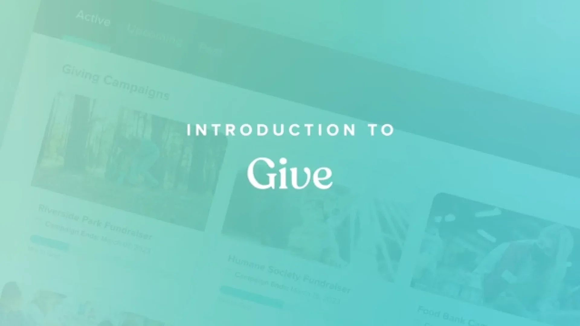 Intro to Give by Submittable
