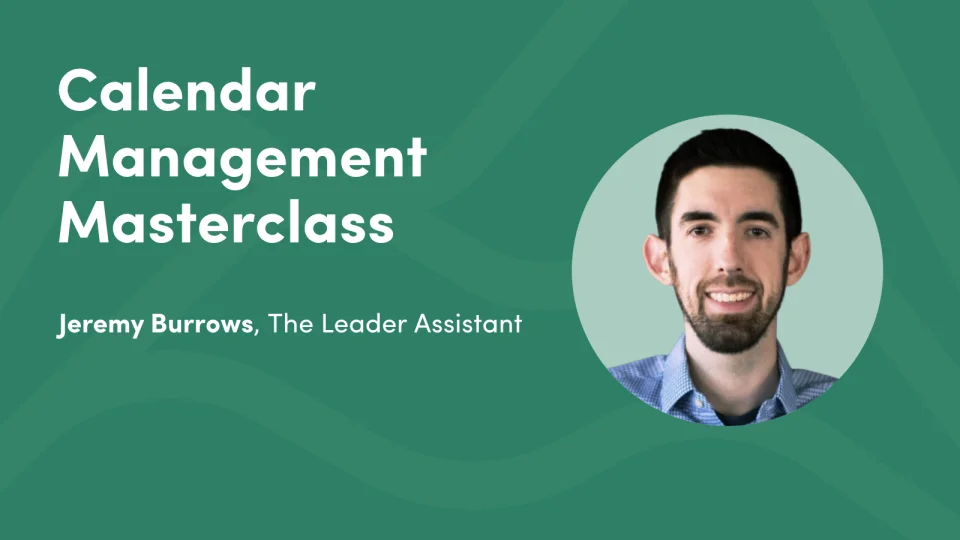 3 Tips to Successful Executive Calendar Management | Base