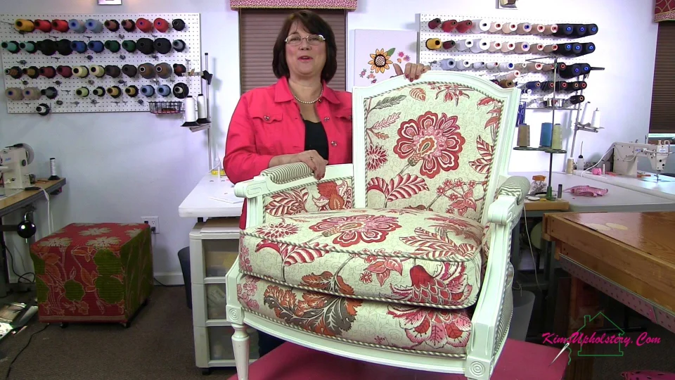 How to Make a Knife Edge Back T-Cushion - Kim's Upholstery