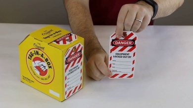 Danger Do Not Energize Lock Out Tag-in-a-Box