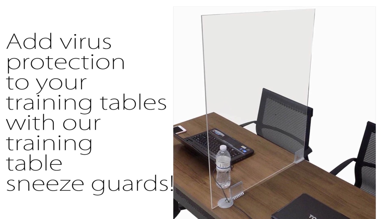 training table sneeze guard