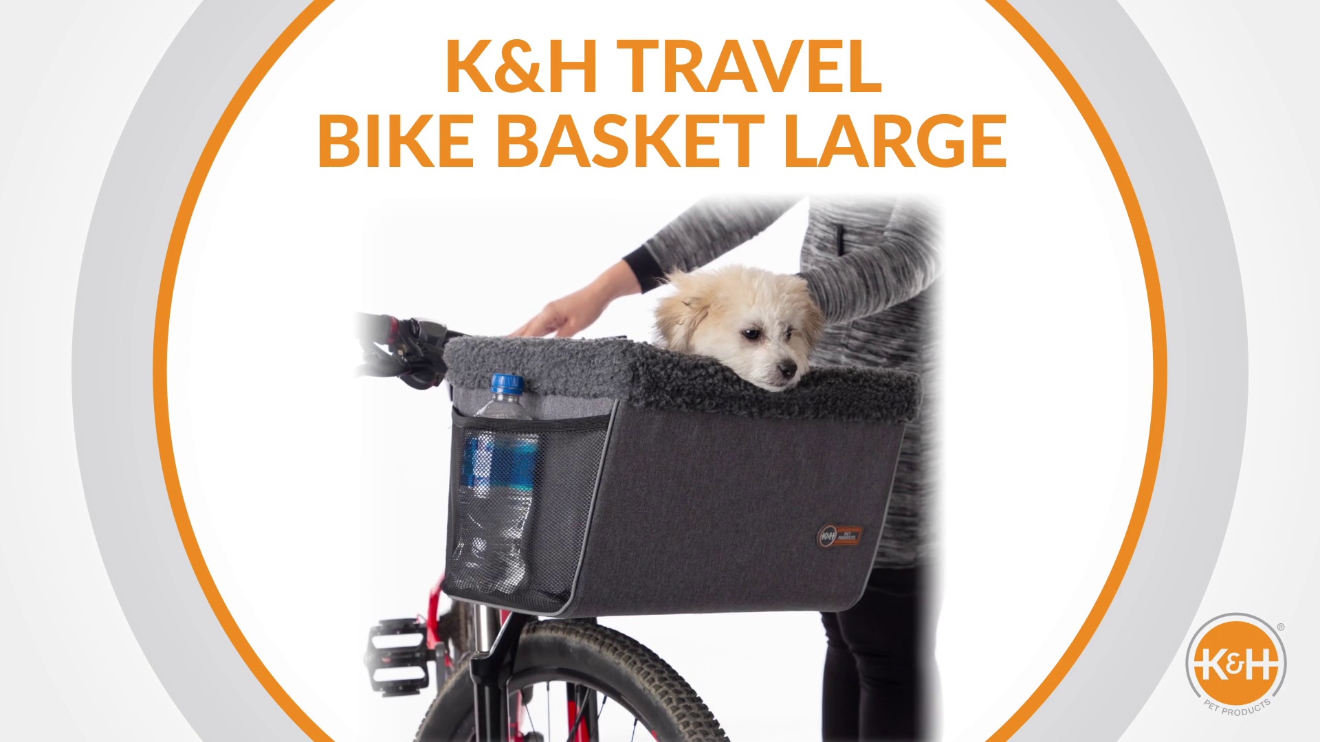 K H PET PRODUCTS Travel Dog Bike Basket Large Chewy