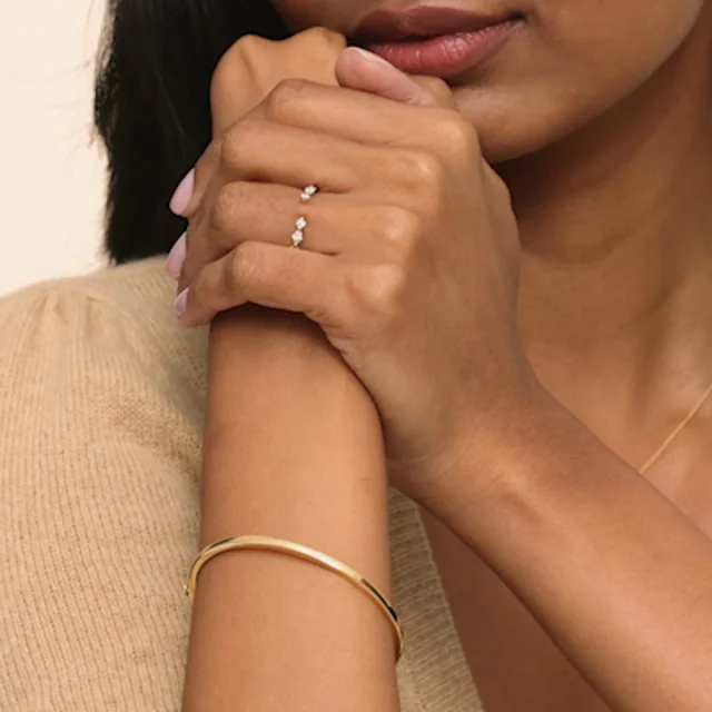 18K Yellow Gold Luxe Versailles Lab Diamond Open Ring (1/2 ct. tw.)