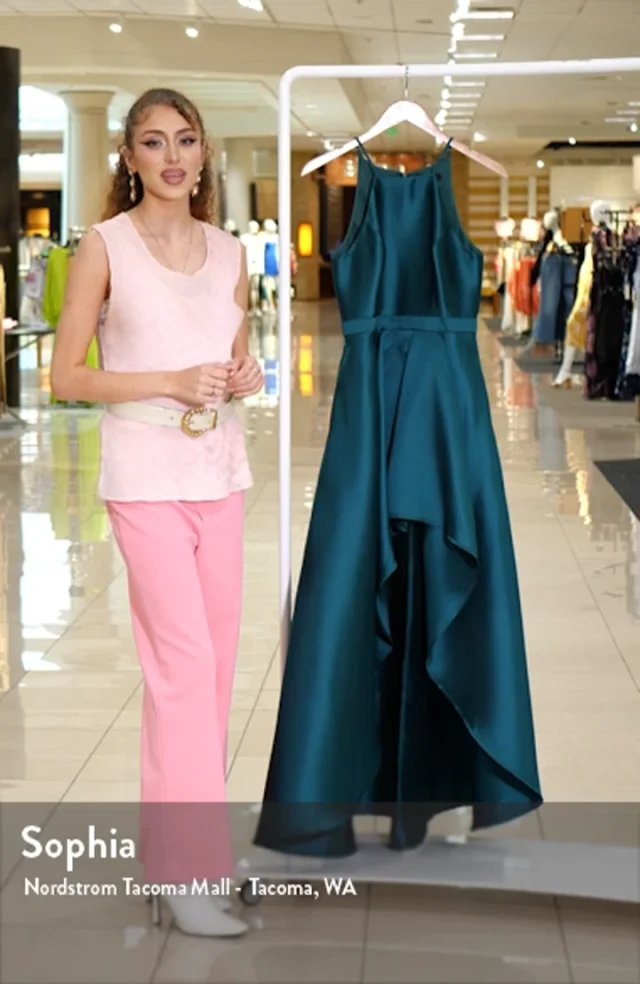 Lulus Broadway Show Satin High-Low Gown Nordstrom