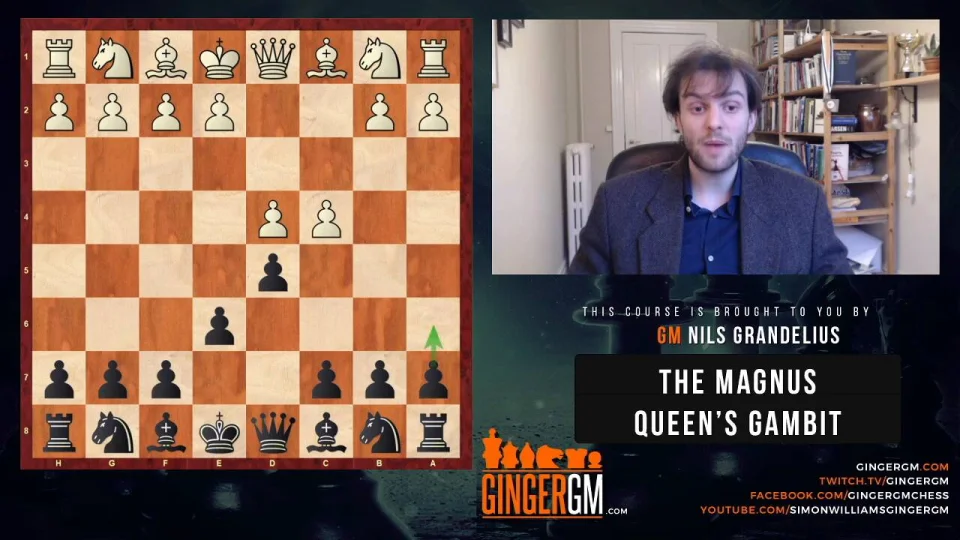 Queen's Gambit Accepted: A Simple System for Black, Part 1 with GM