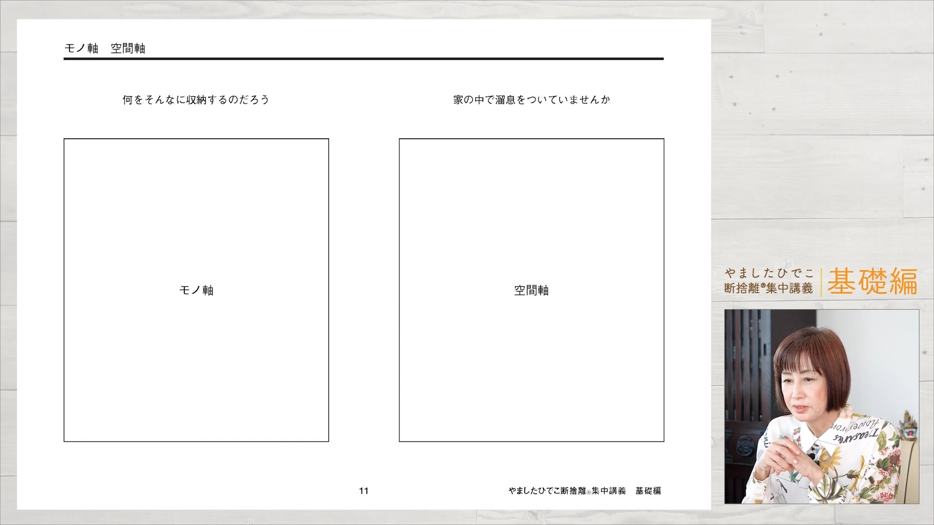 8：捨の種類「棄てる」と「捨てる」｜やましたひでこ断捨離集中
