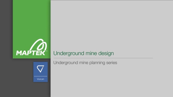 Underground Mine Design