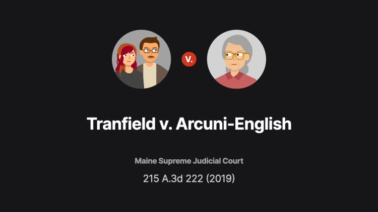 Tranfield v. Arcuni-English