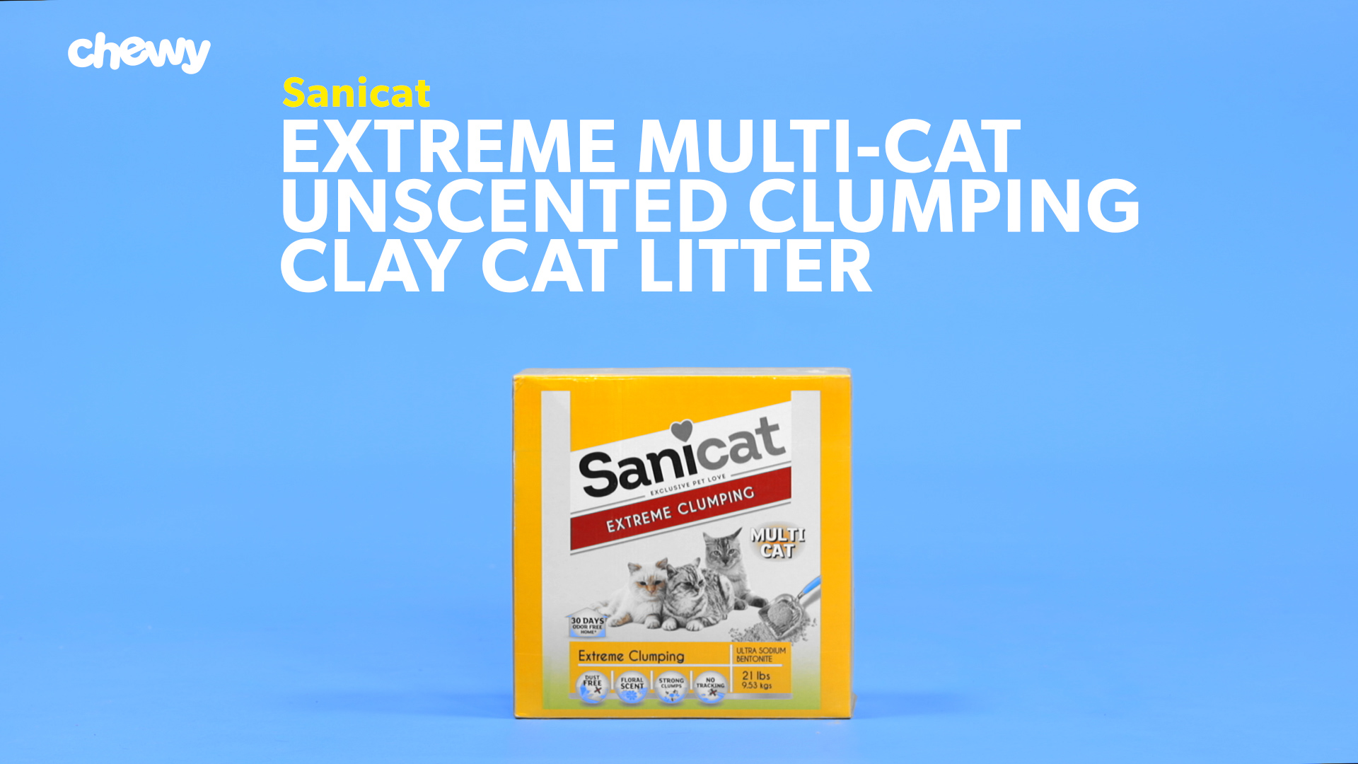 Sanicat selection outlet clumping