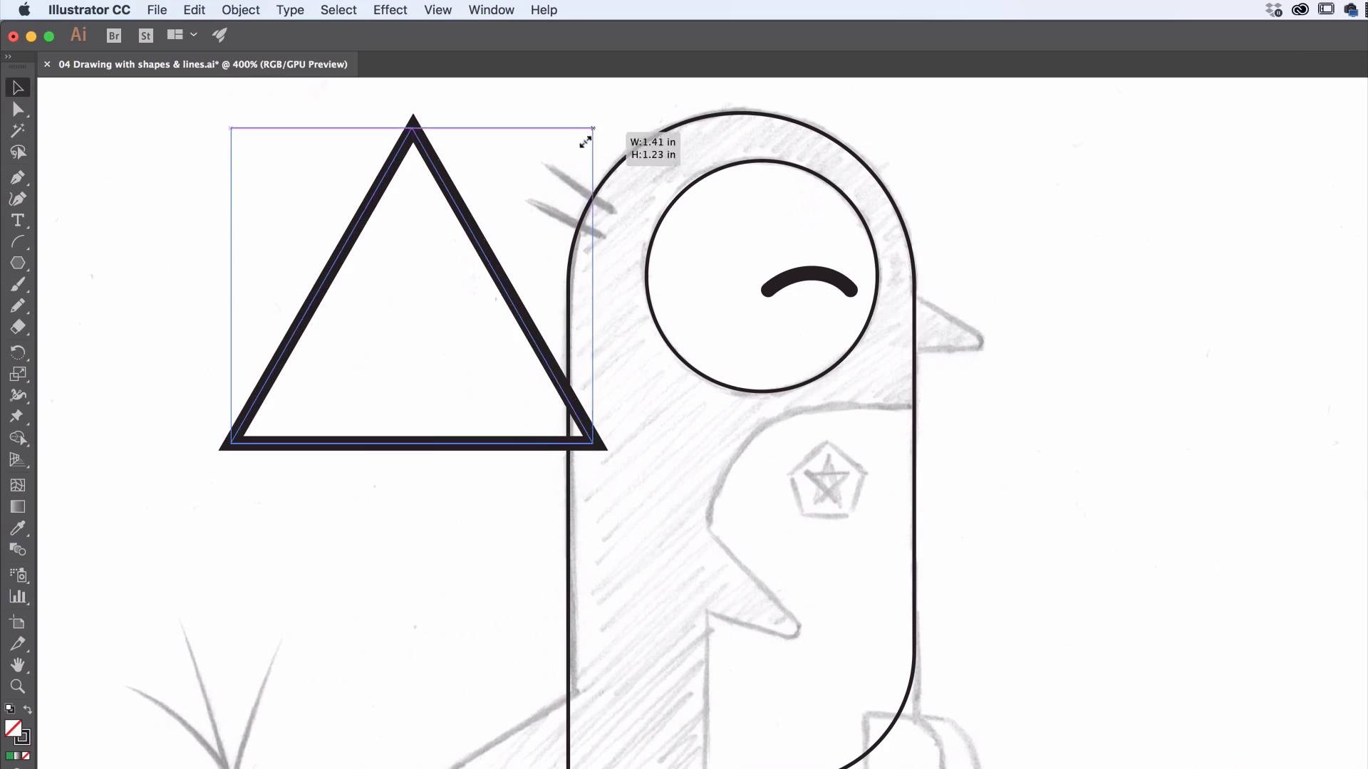 Adobe Illustrator for Beginners - Drawing With Shapes and Lines