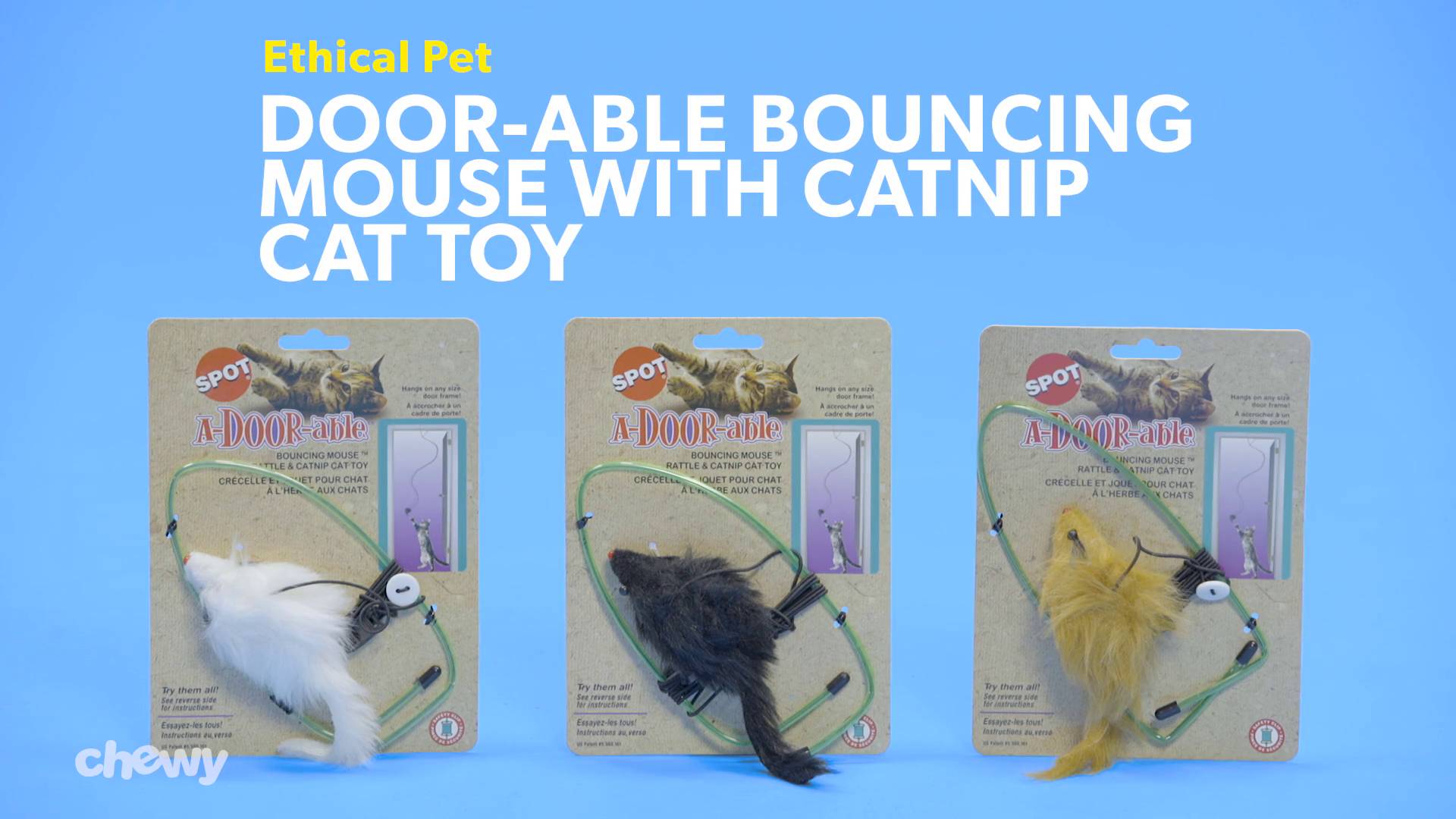 Ethical Pet A-Door-Able Bouncing Mouse 