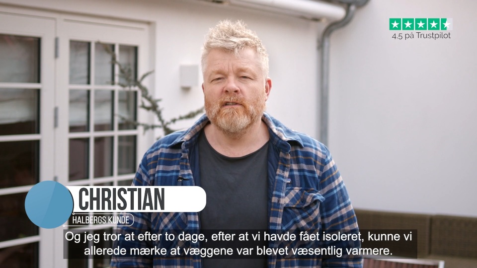 Videoudtalelse fra kunde hos Halbergs