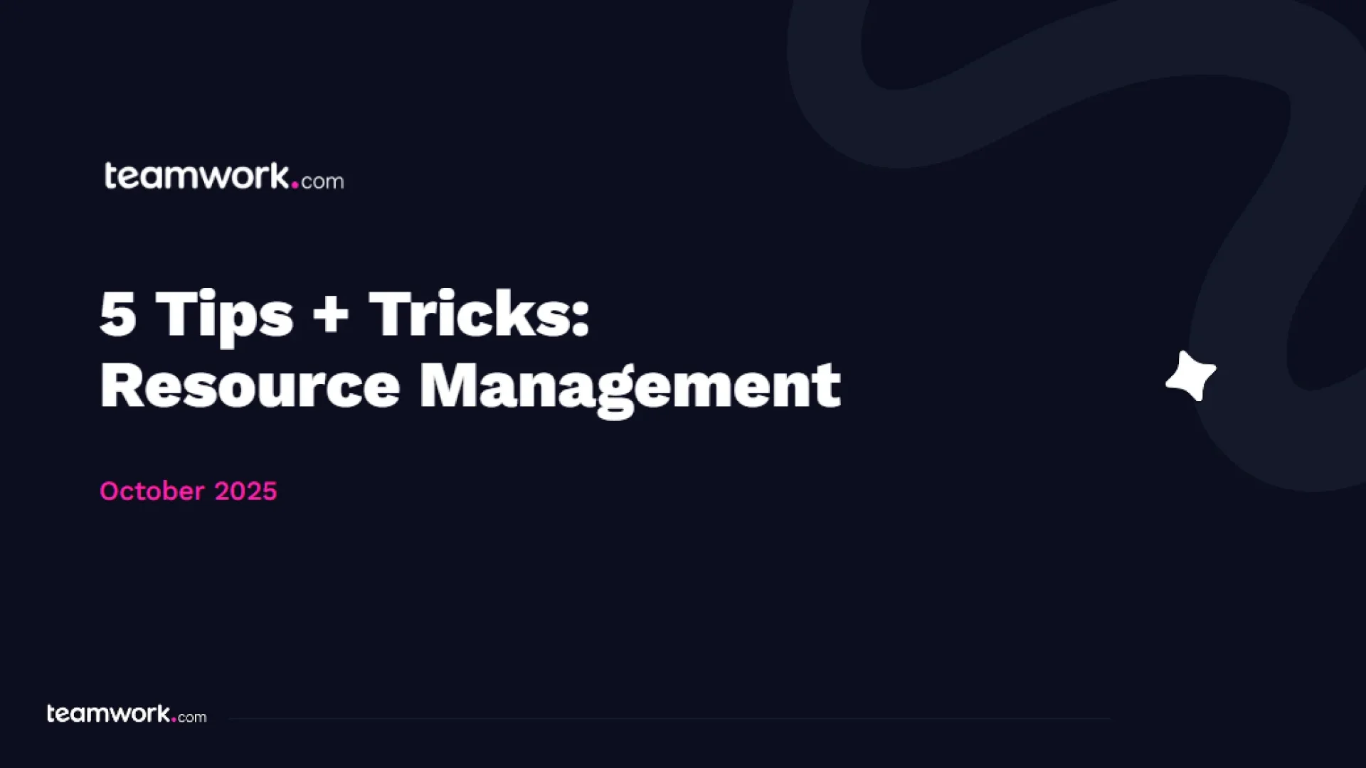 Thumbnail image for the video: Q4 - 5 Tips + Tricks: Resource Management
