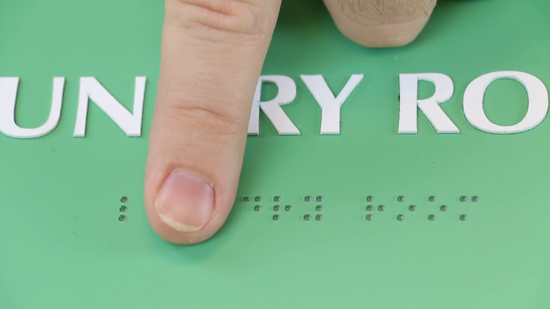 Tactile Touch Braille Signs