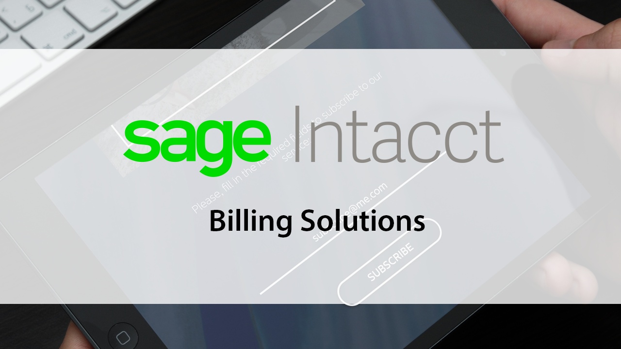 Sage Intacct Inventory Control