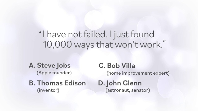 Who Said It: Thomas Edison