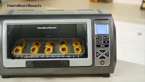 Hamilton Beach® Easy Reach Toaster Oven with Roll-Top Door & Reviews