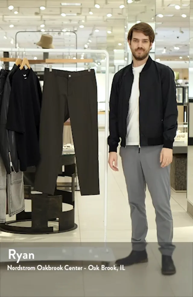 MANGO Slim Fit CoolMax® Straight Leg Pants | Nordstrom