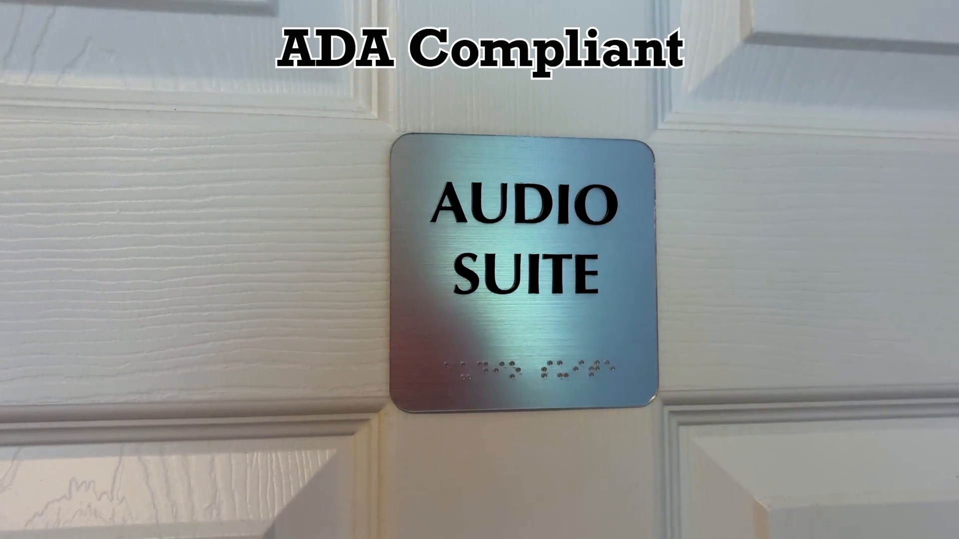 Custom 4x4 Braille Signs SB-0288