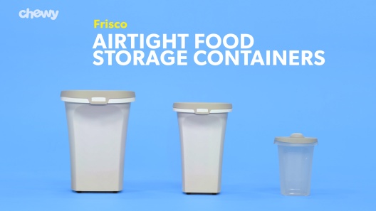 FRISCO Airtight Food Storage Container, Gray, 6-qt 