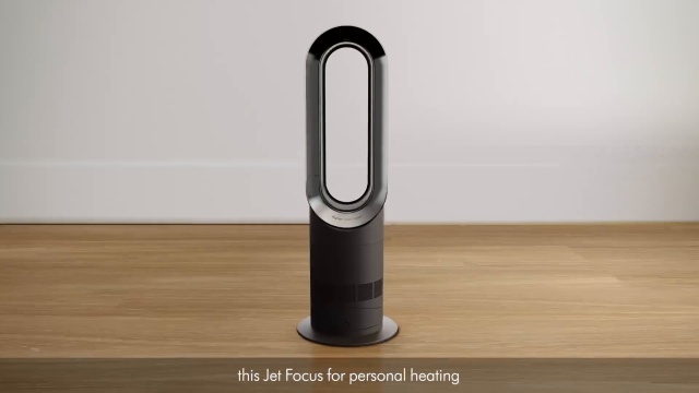 Dyson AM09 Hot+Cool Jet Focus Fan Heater White/Silver 464812-01