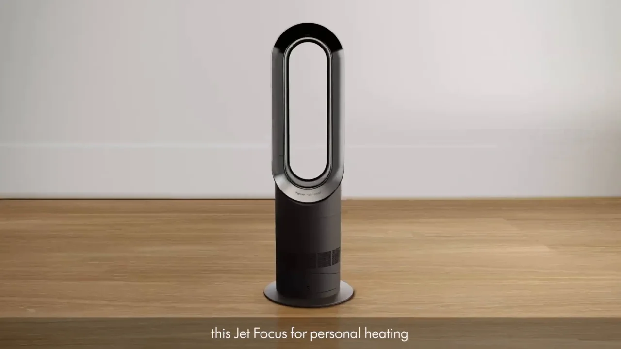 Dyson「AM09」hot & cool Air Multiplier② Dyson Hot+Cool™ Jet Focus AM09 fan heater (White/Silver)
