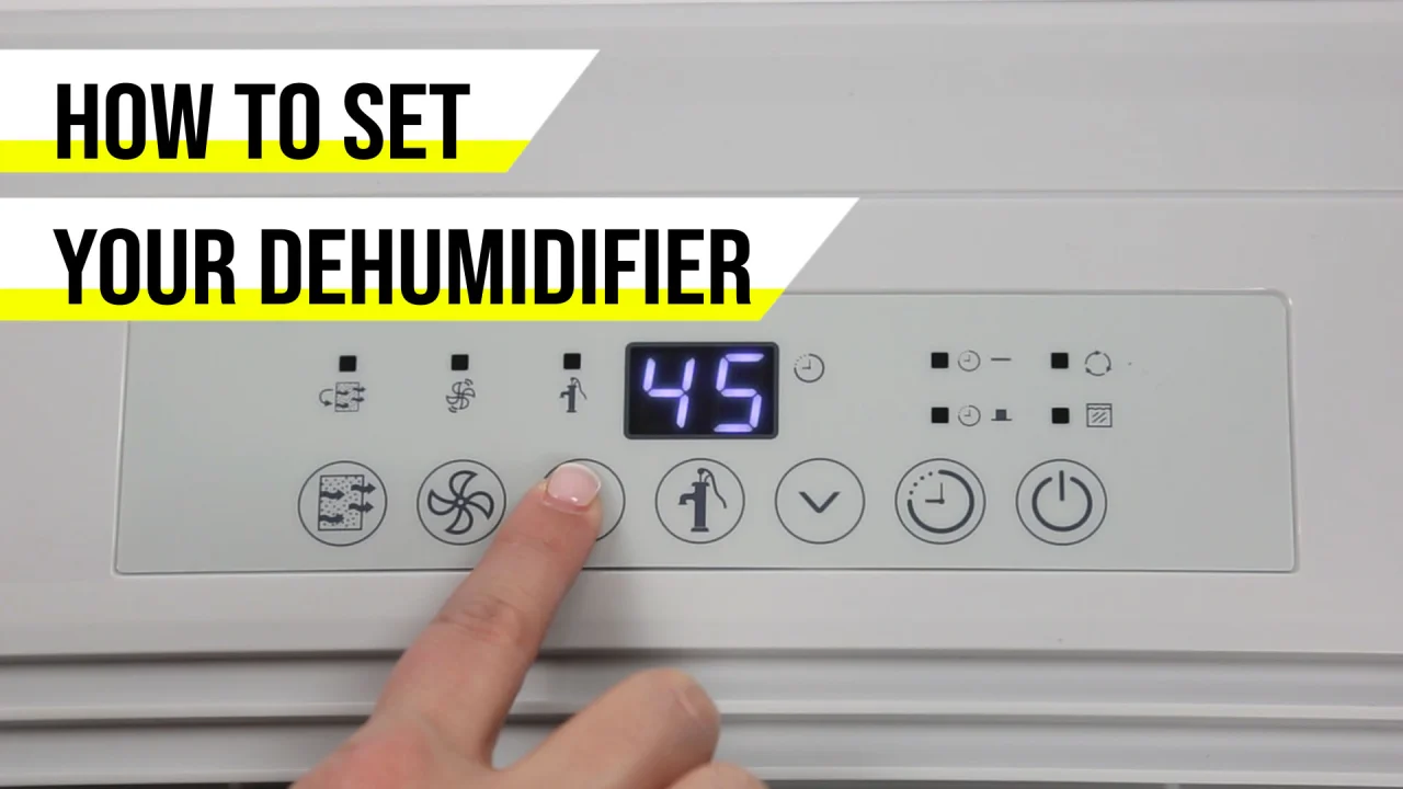 How to Set Your Dehumidifier, Ideal Dehumidifier Setting