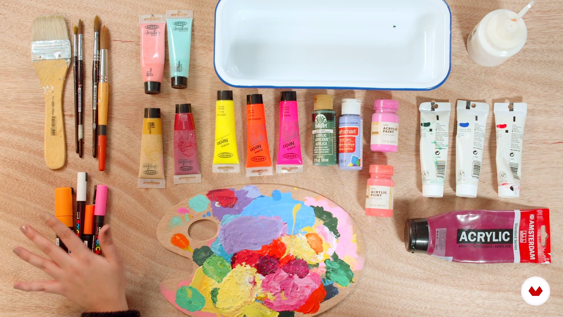 Pintura acrílica: do desenho à pintura