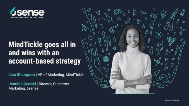 MindTickle - Customer Success Story (Lisa Sharapata - VP of Marketing, MindTickle)
