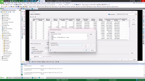 How to configure and calculate triangulation attributes in Vulcan
