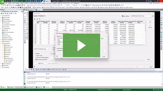 How to configure and calculate triangulation attributes in Vulcan