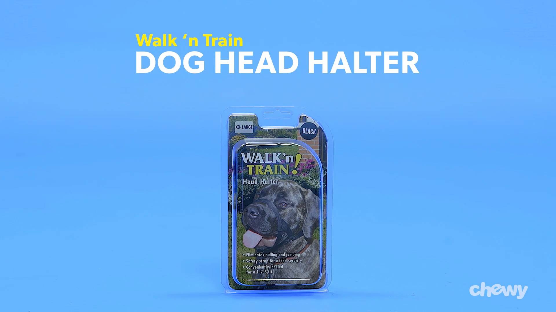 WALK N TRAIN Polyester Dog Headcollar X Small 10 to 13 in neck