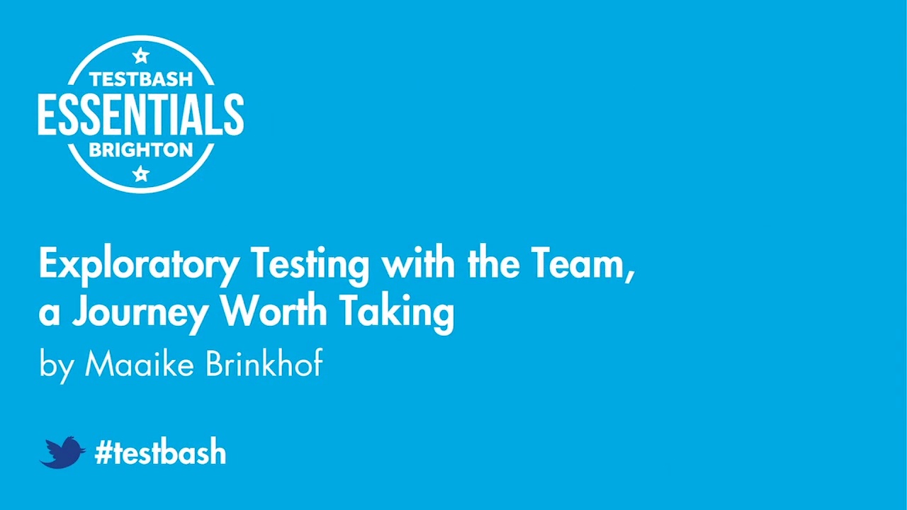 Exploratory Testing with the Team, a Journey Worth Taking with Maaike Brinkhof image