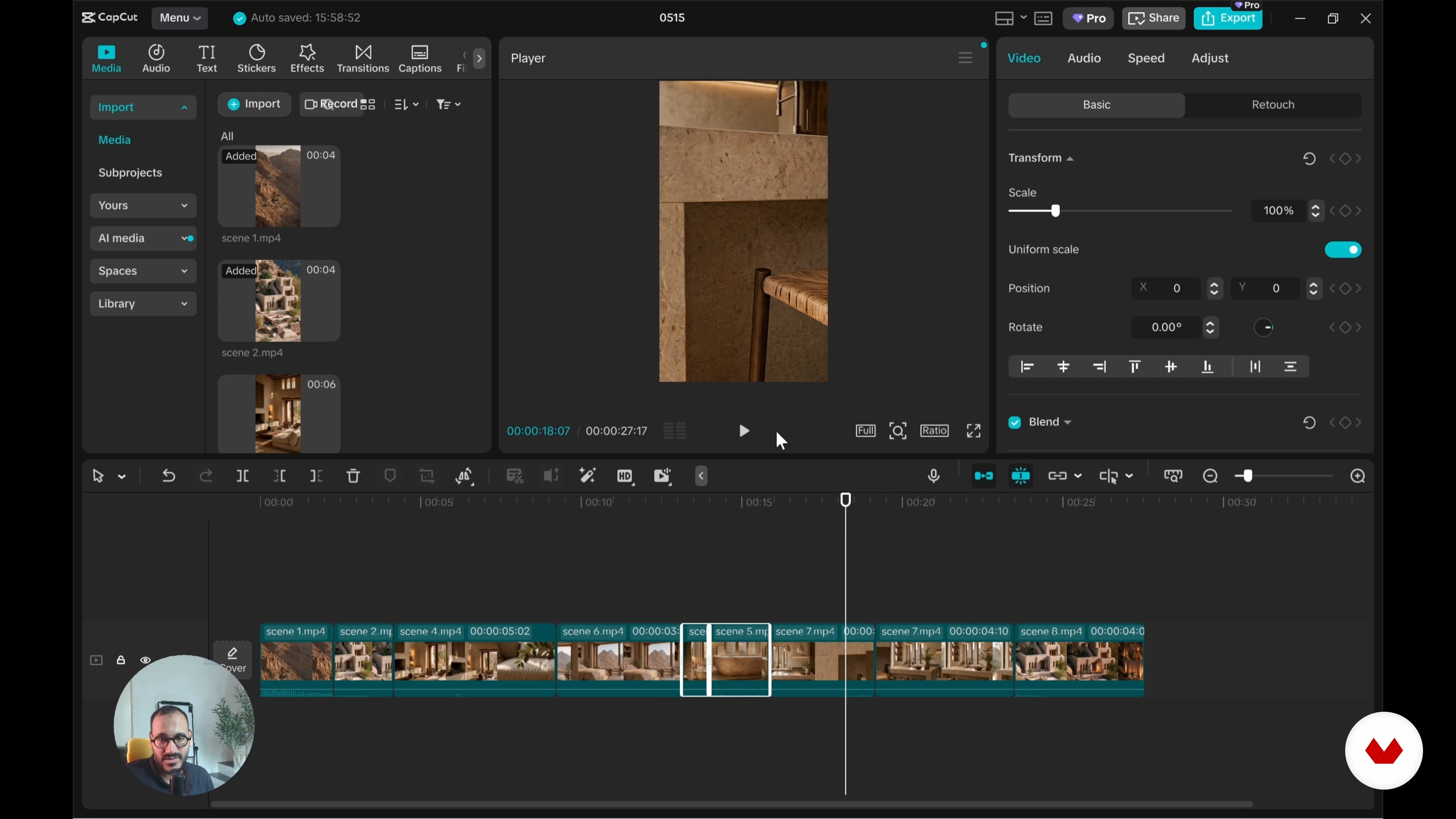 Editing the reel and shaping the music
