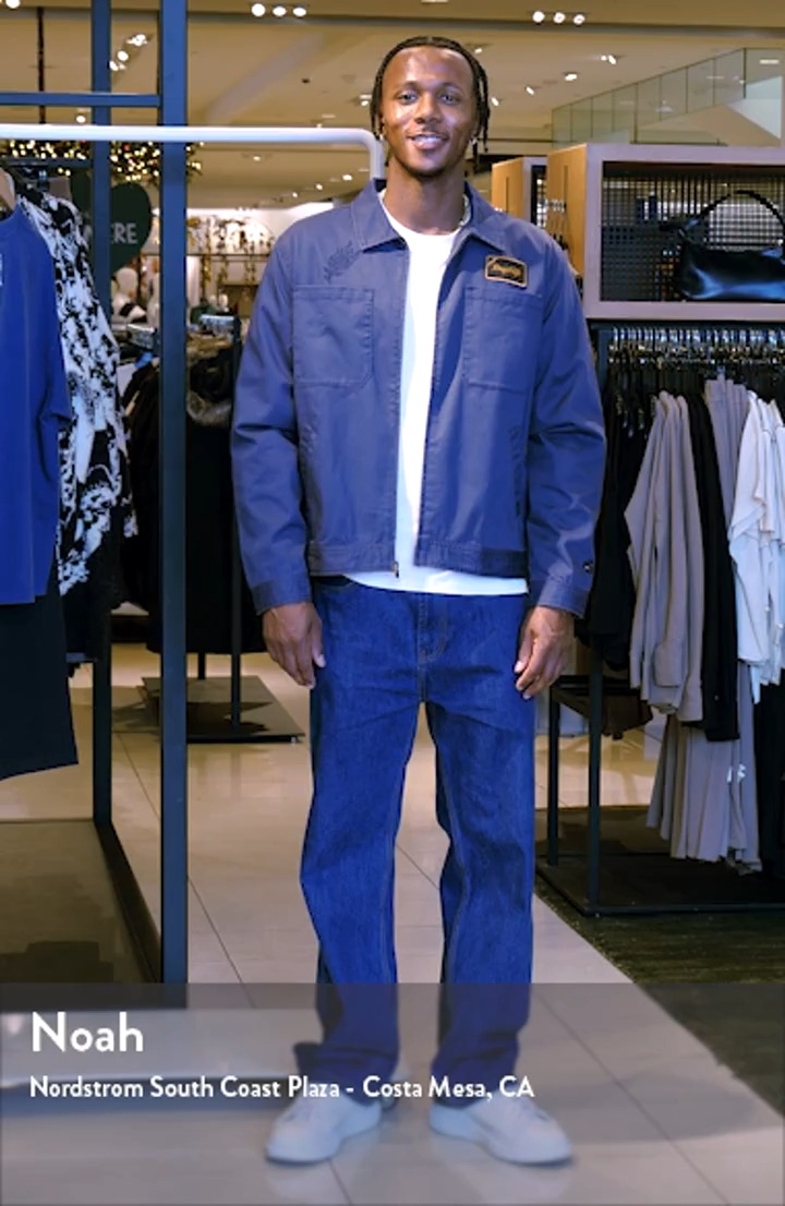 RVCA x Kevin 'Spanky' Long Dayshift Twill Garage Jacket | Nordstrom