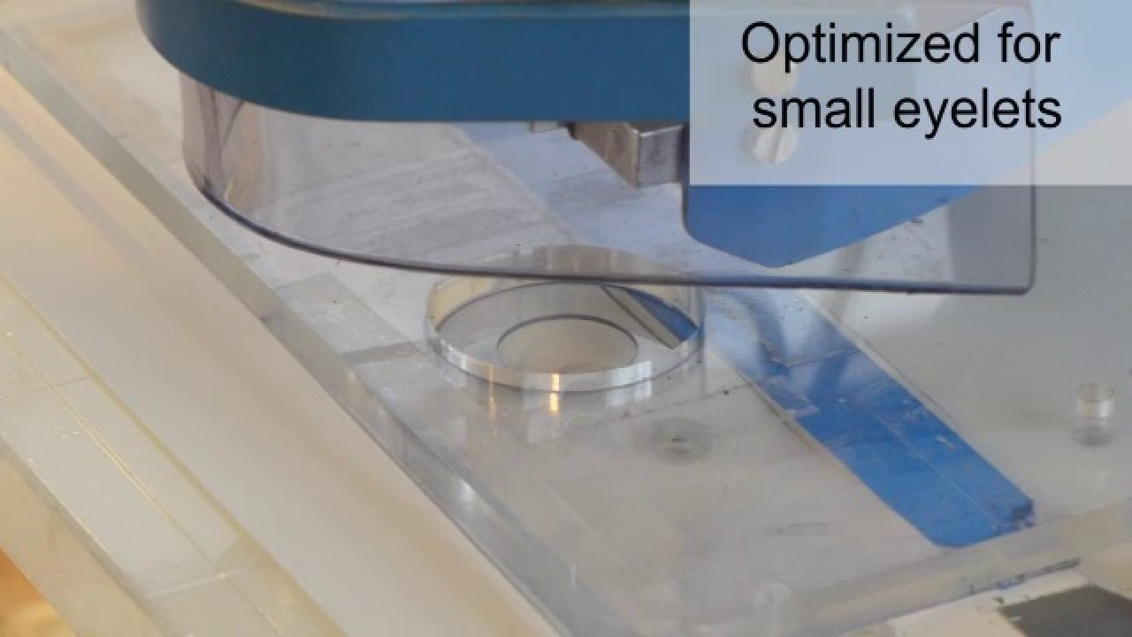 Carmo 6010 – machine à œillets optimisée pour les petits œillets