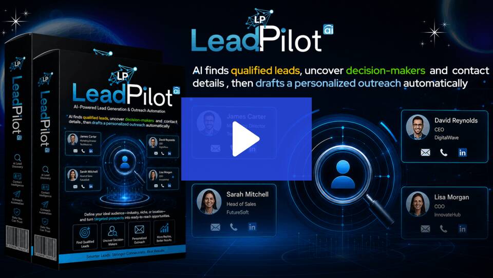 LeadPilot AI Review — watch the full demo video