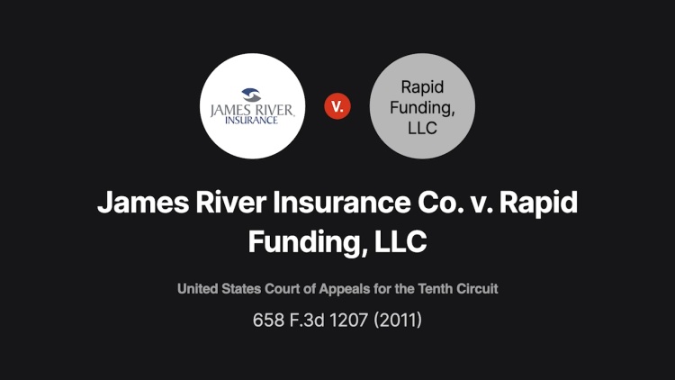 James River Insurance Company v. Rapid Funding, LLC