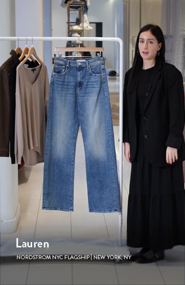 MOTHER The Lasso Sneak Wide Leg Jeans