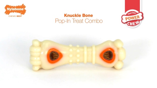 Nylabone Power Chew Knuckle Bone Dog Toy With Treats - Chicken - Medium -  6ct : Target