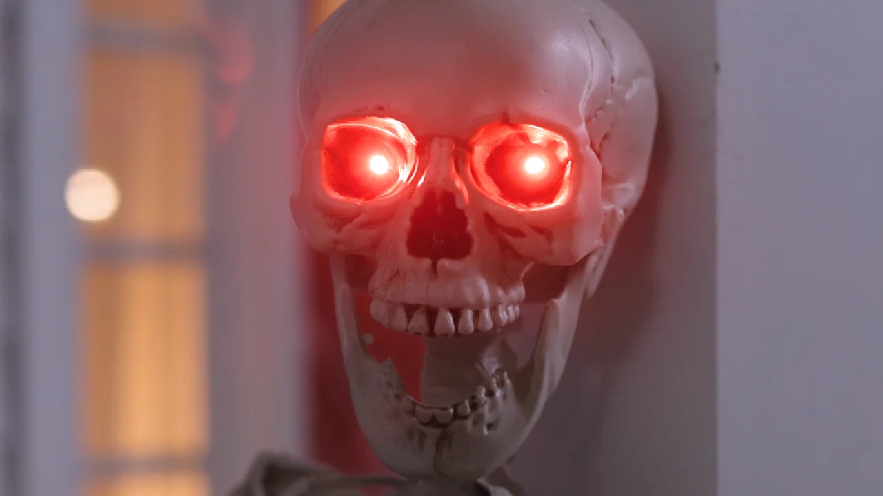 Laughing Poseable Skeleton | Montgomery Ward