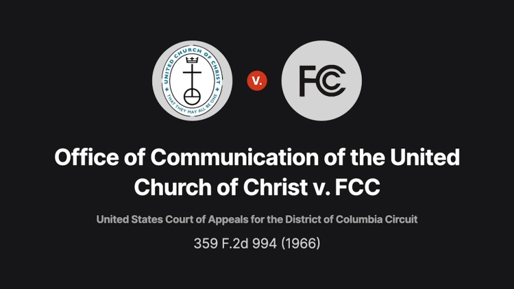 Office of Communication of the United Church of Christ v. Federal ...