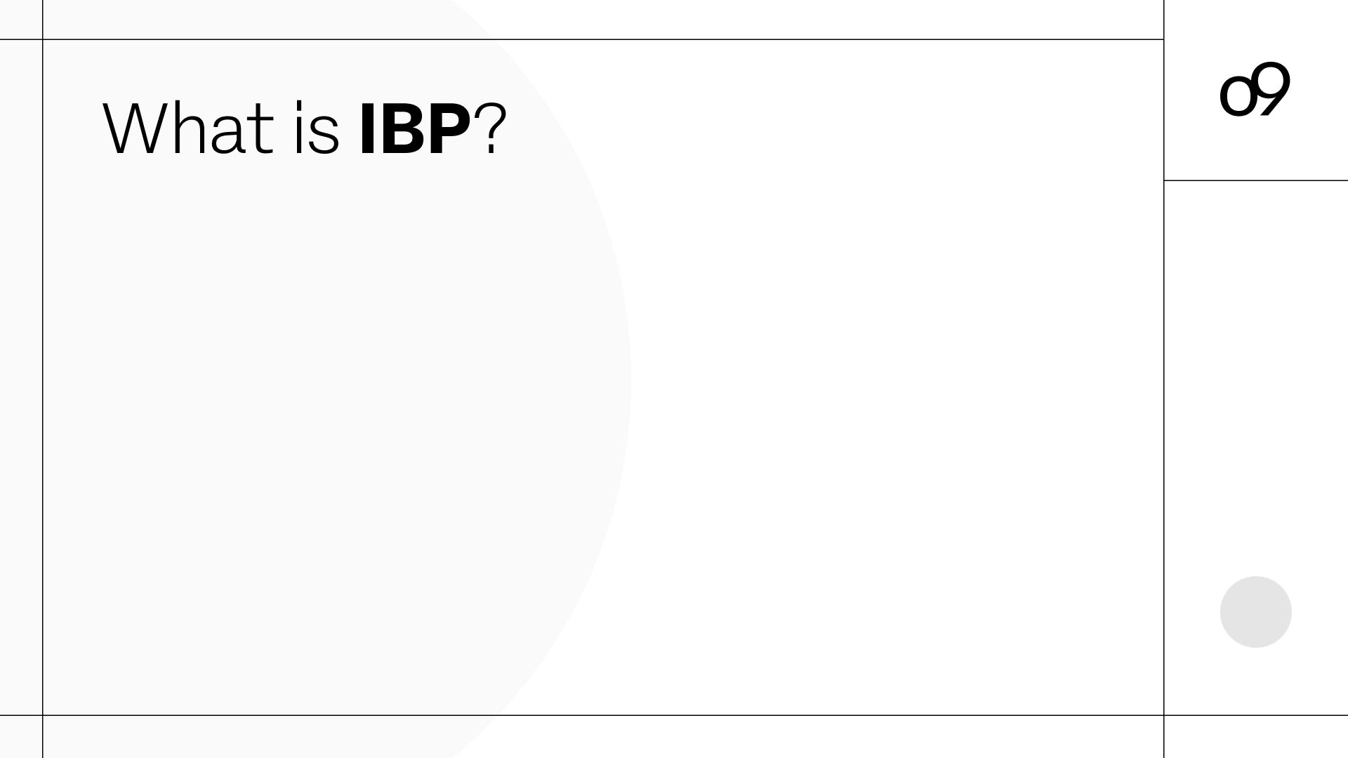 What is Integrated business planning (IBP)?