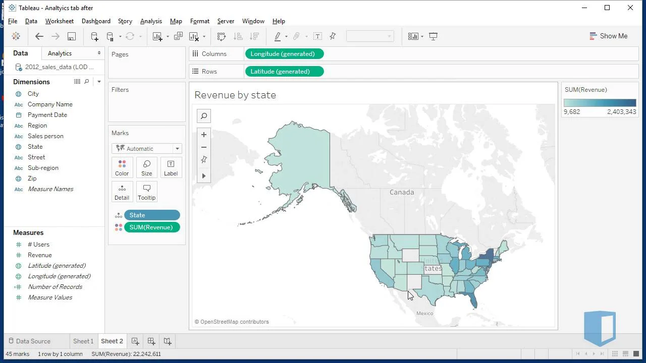 Tableau Map By Zip Code Introduction To Maps | Online Tableau Training | Kubicle
